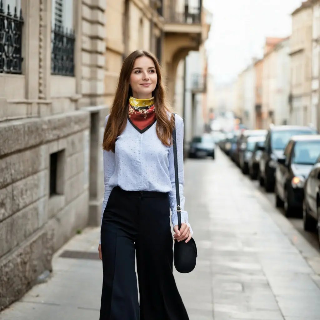 Carré Soie - ARISHA - Coeur de Foulard