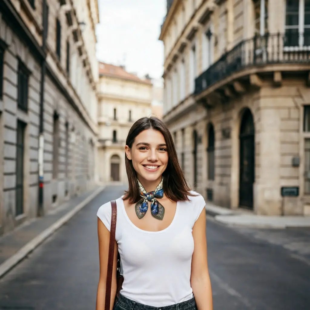 Carré Soie - ASYA - Coeur de Foulard