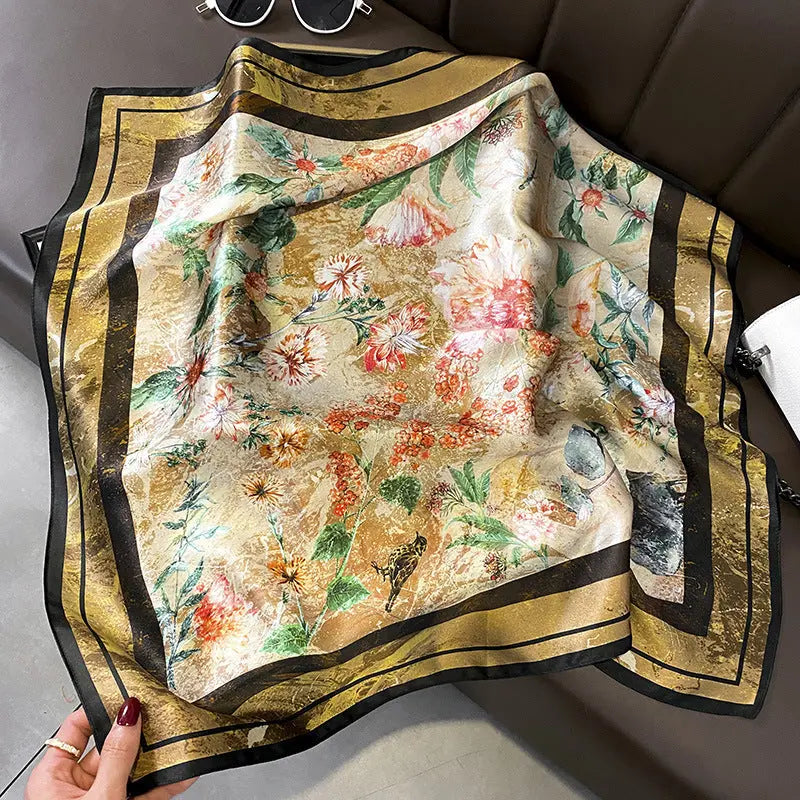 Carré Soie - AVDOTYA - Coeur de Foulard
