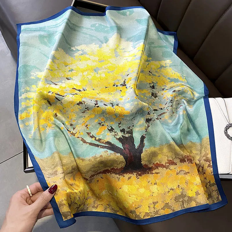 Carré Soie - AYN - Coeur de Foulard