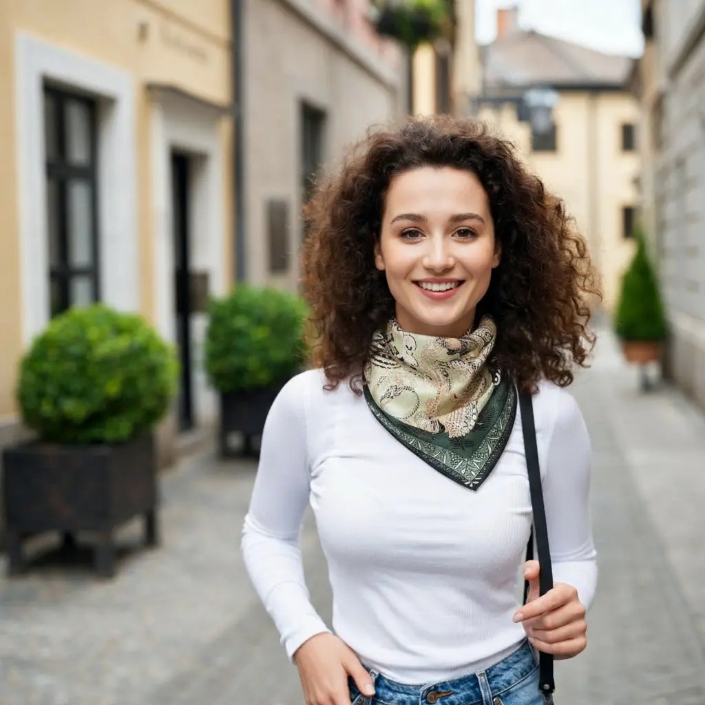 Carré Soie - BOLESLAVA - Coeur de Foulard