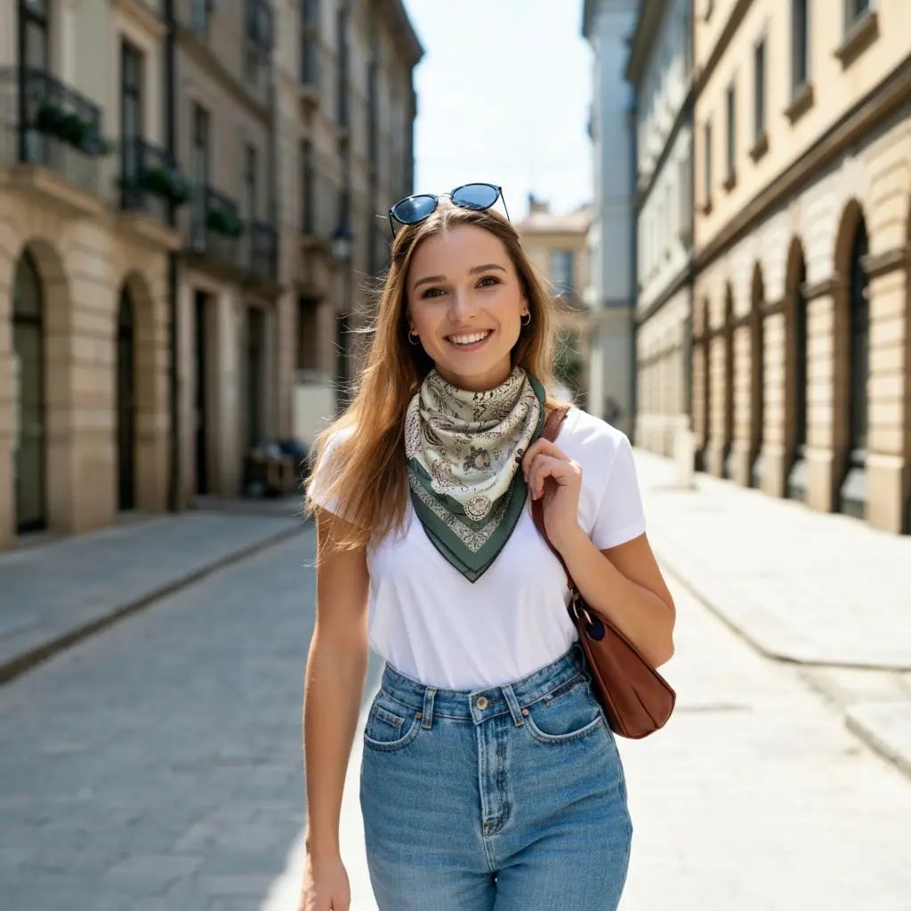 Carré Soie - BOLESLAVA - Coeur de Foulard