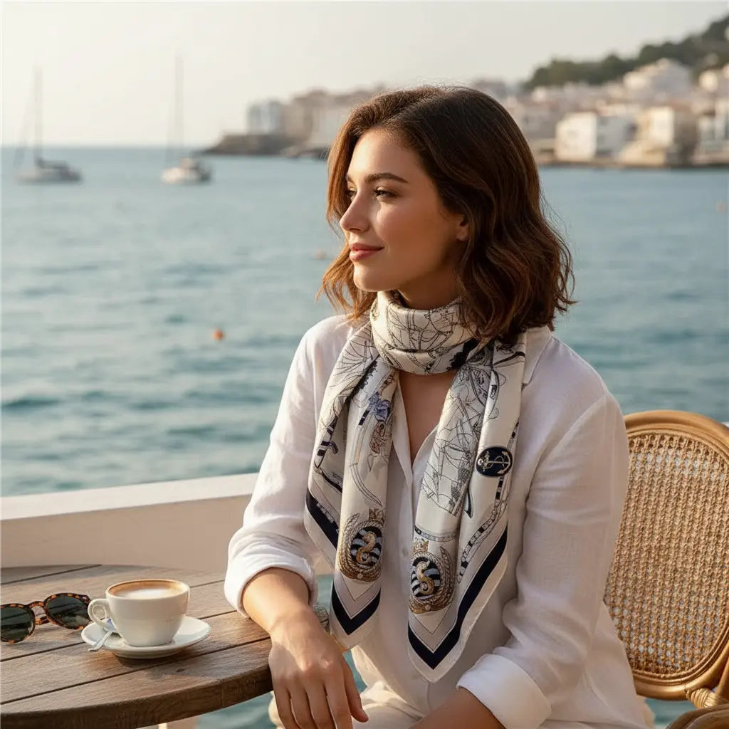 Carré Soie - BORYSLAVA - Coeur de Foulard