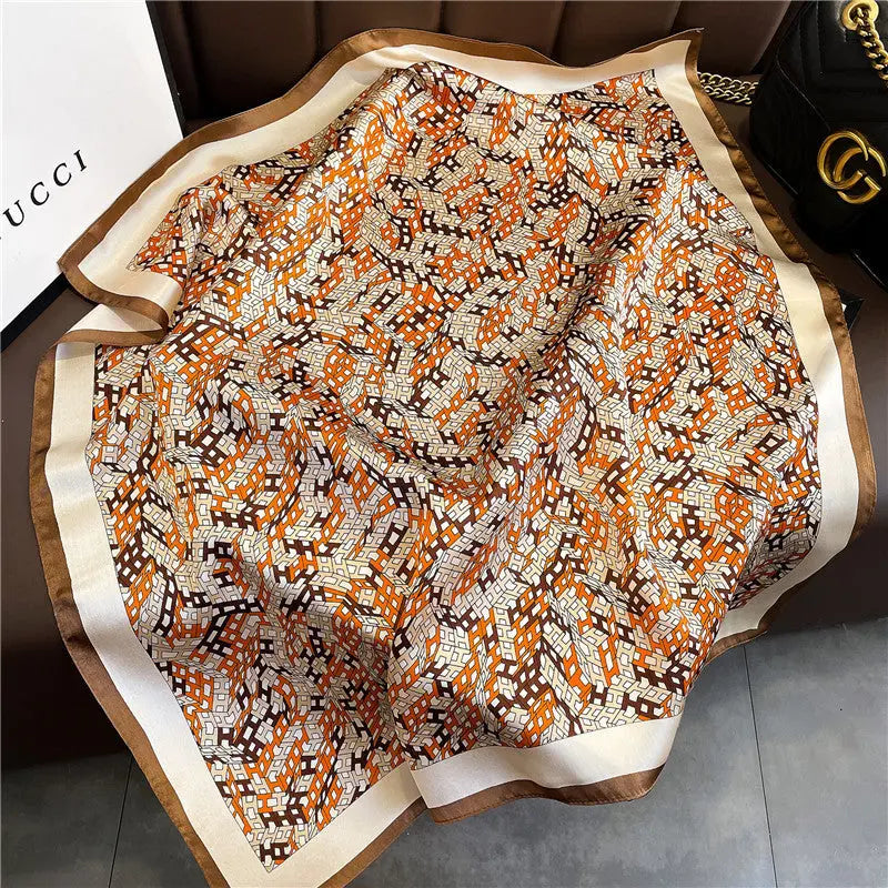 Carré Soie - DARIA - Coeur de Foulard