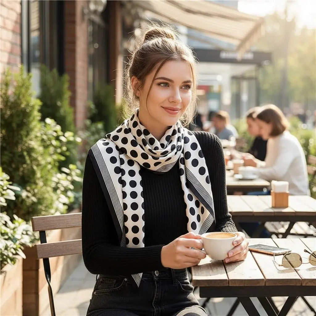 Carré Soie - DARYA - Coeur de Foulard