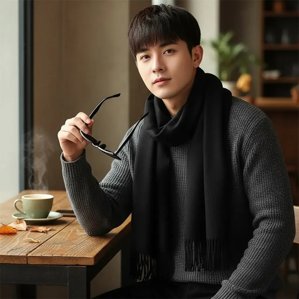 Echarpe cachemire THERESE - Coeur de Foulard