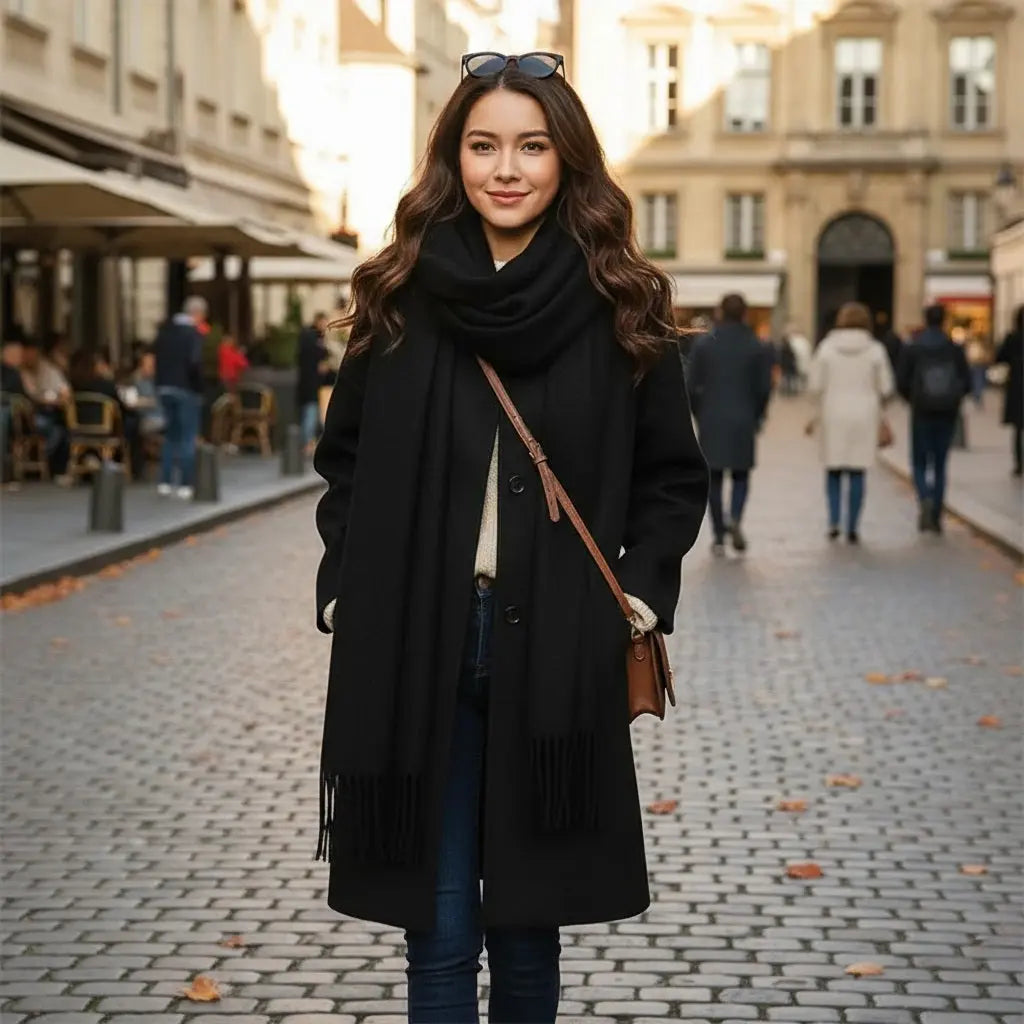 Echarpe cachemire THERESE - Coeur de Foulard