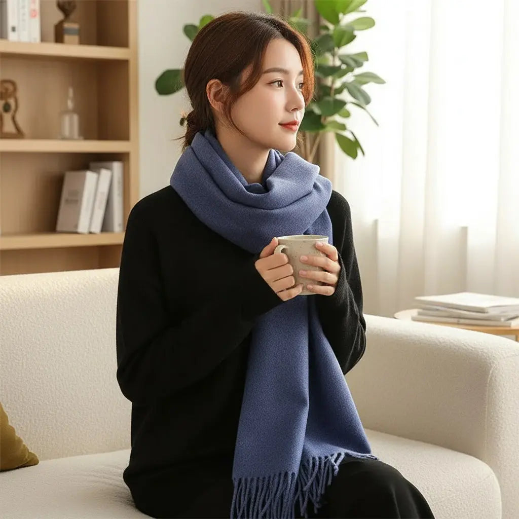 Echarpe cachemire TIFFANY - Coeur de Foulard