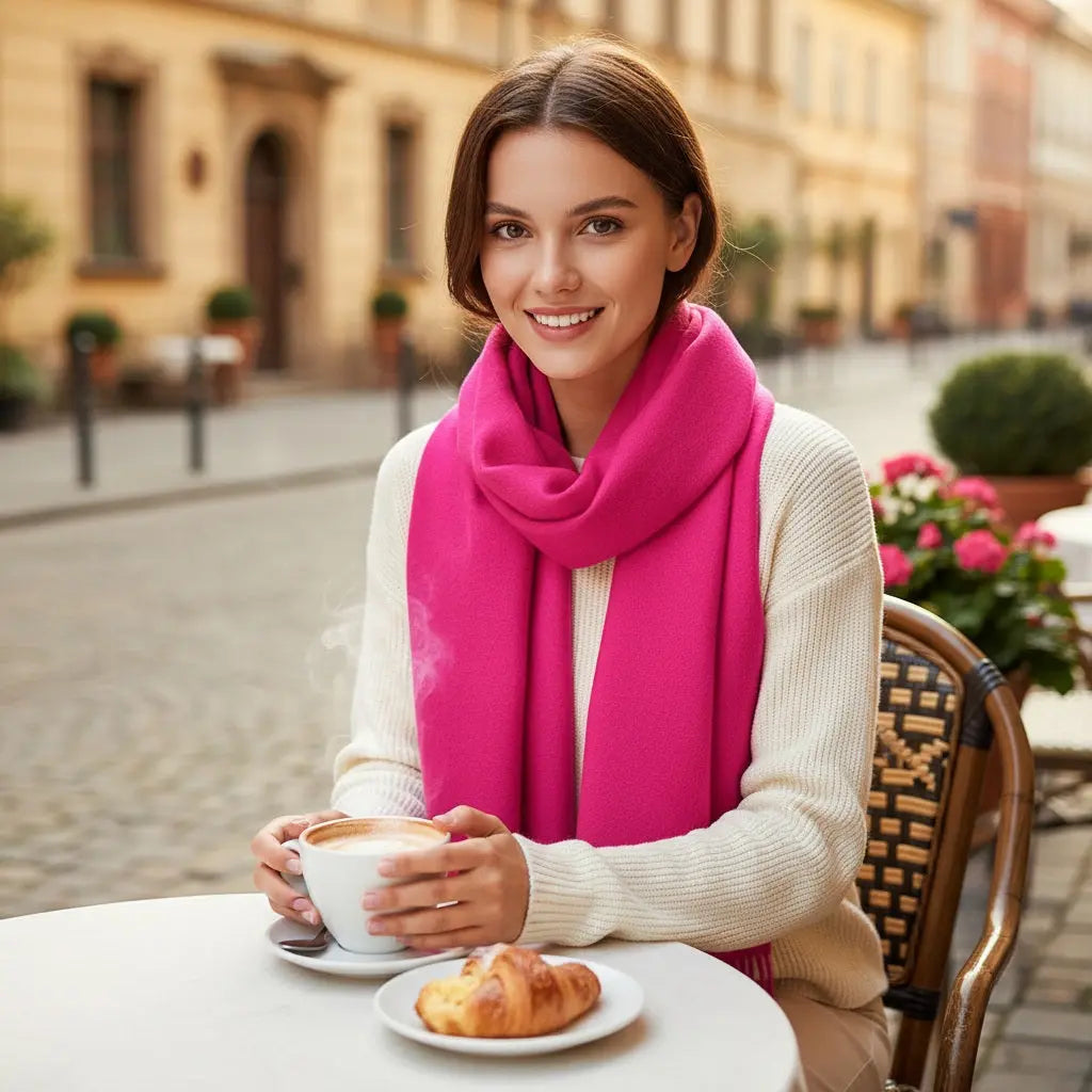 Echarpe cachemire TINA - Coeur de Foulard