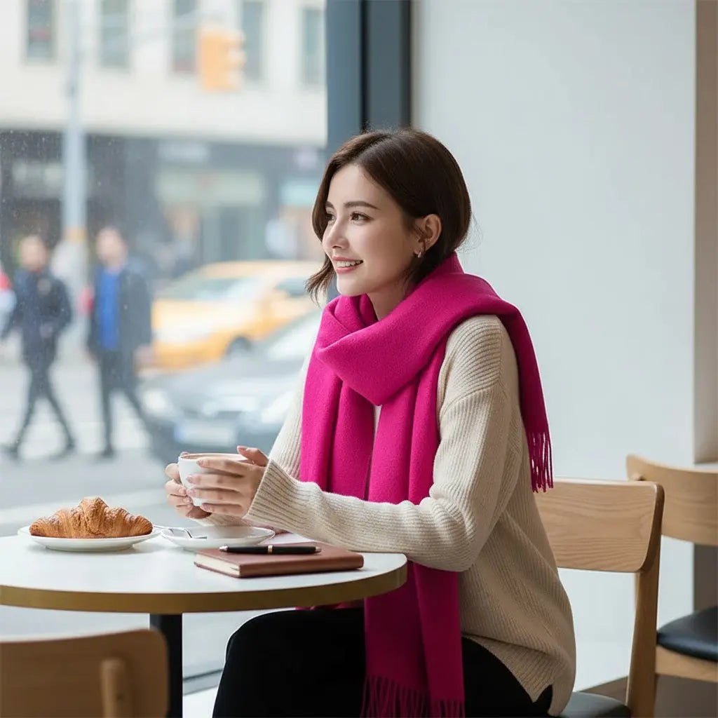 Echarpe cachemire TINA - Coeur de Foulard