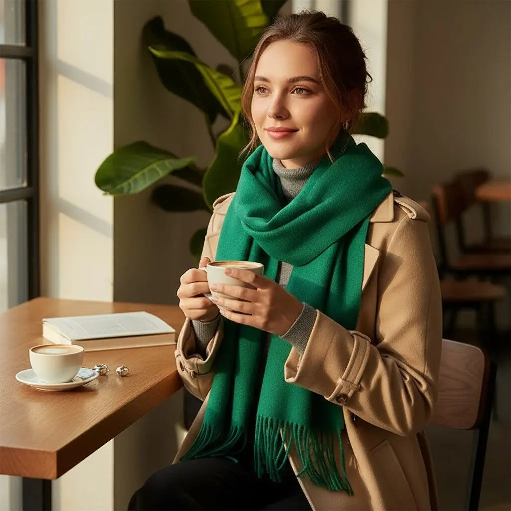 Echarpe cachemire TRIXIE - Coeur de Foulard