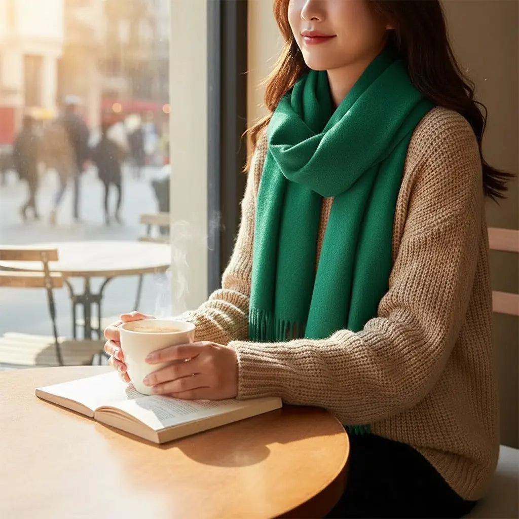 Echarpe cachemire TRIXIE - Coeur de Foulard