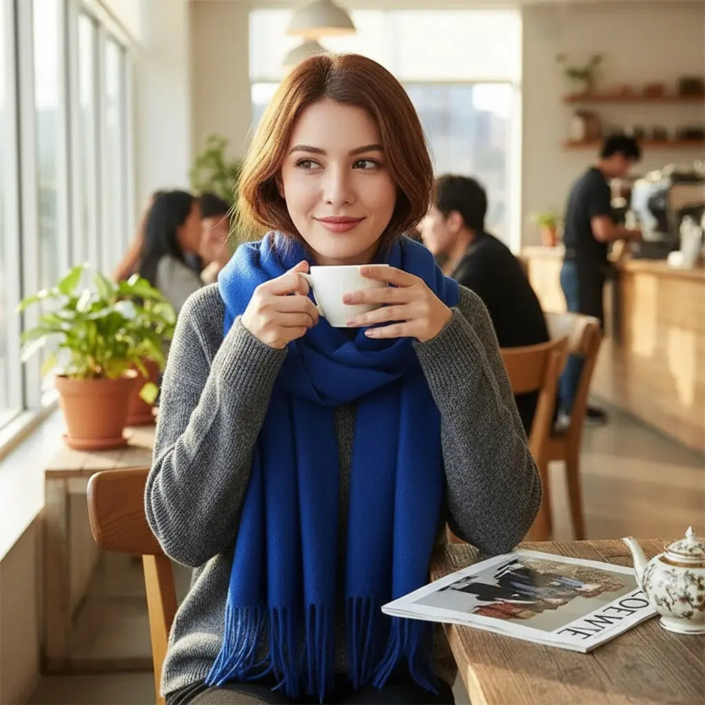 Echarpe cachemire VALERIA - Coeur de Foulard