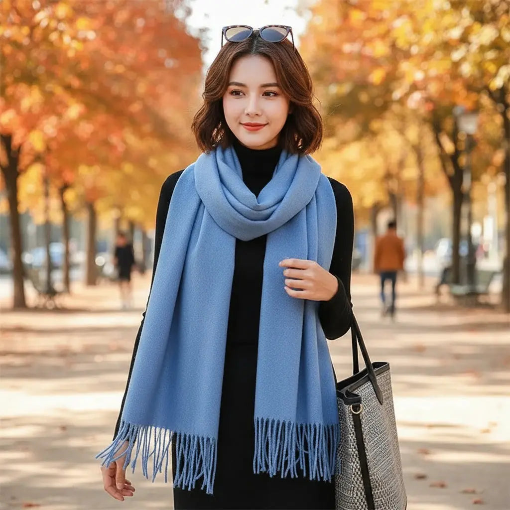 Echarpe cachemire VALERIE - Coeur de Foulard