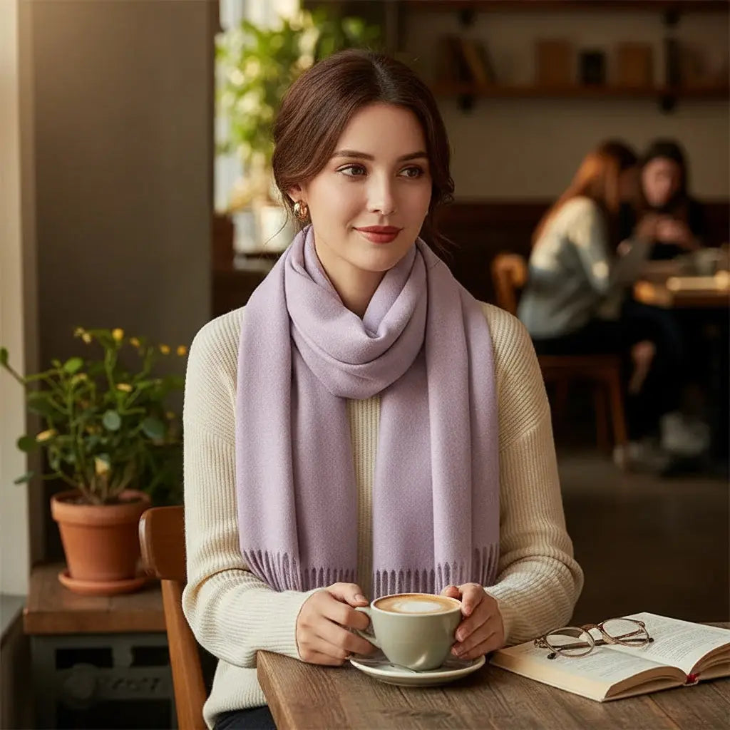 Echarpe cachemire VERA - Coeur de Foulard