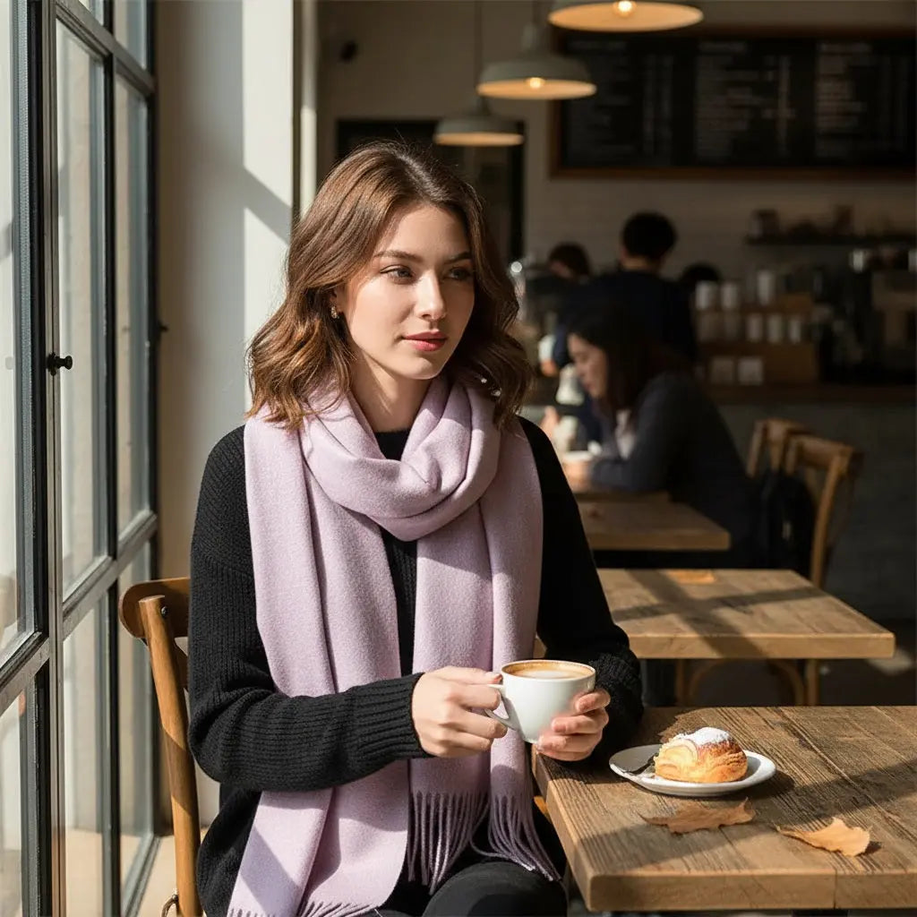 Echarpe cachemire VERA - Coeur de Foulard