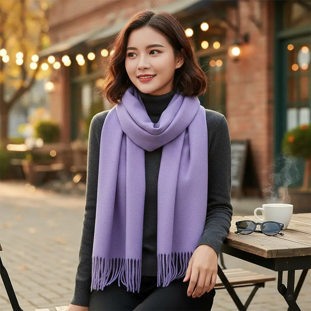 Echarpe cachemire VIRGINIE - Coeur de Foulard