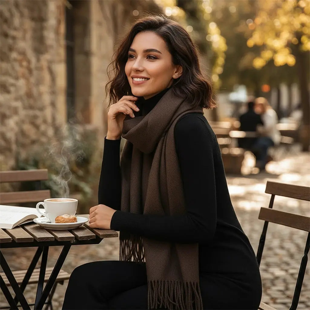 Echarpe cachemire WANDA - Coeur de Foulard