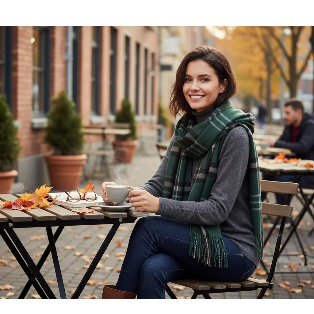 Echarpe en cachemire ANGELIQUE - Coeur de Foulard