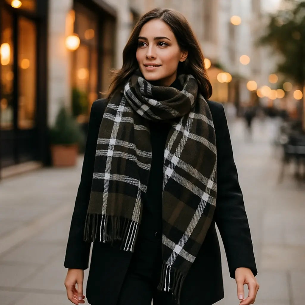 Echarpe en cachemire ANNABELLE - Coeur de Foulard