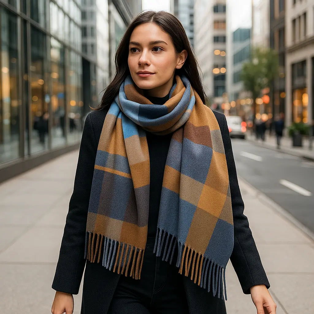 Echarpe en cachemire ARIANNE - Coeur de Foulard