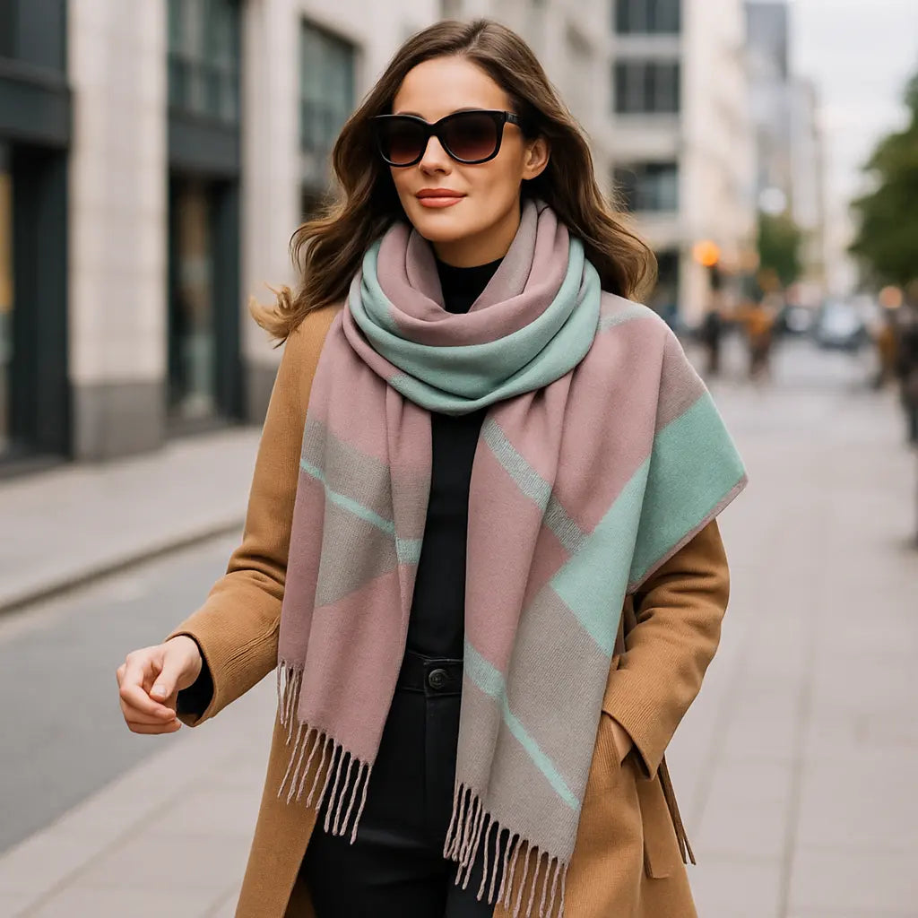 Echarpe en cachemire ARMANCE Coeur de Foulard