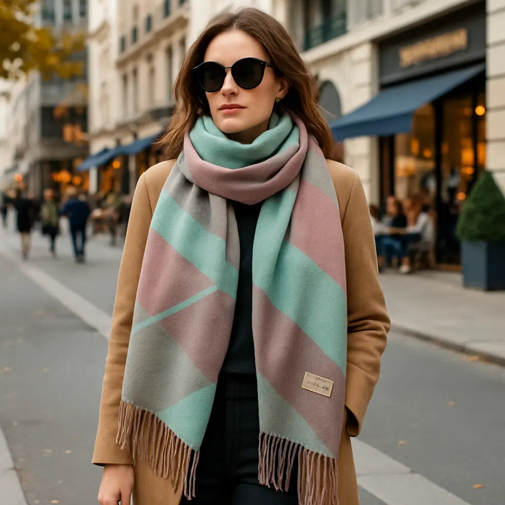 Echarpe en cachemire ARMANCE Coeur de Foulard