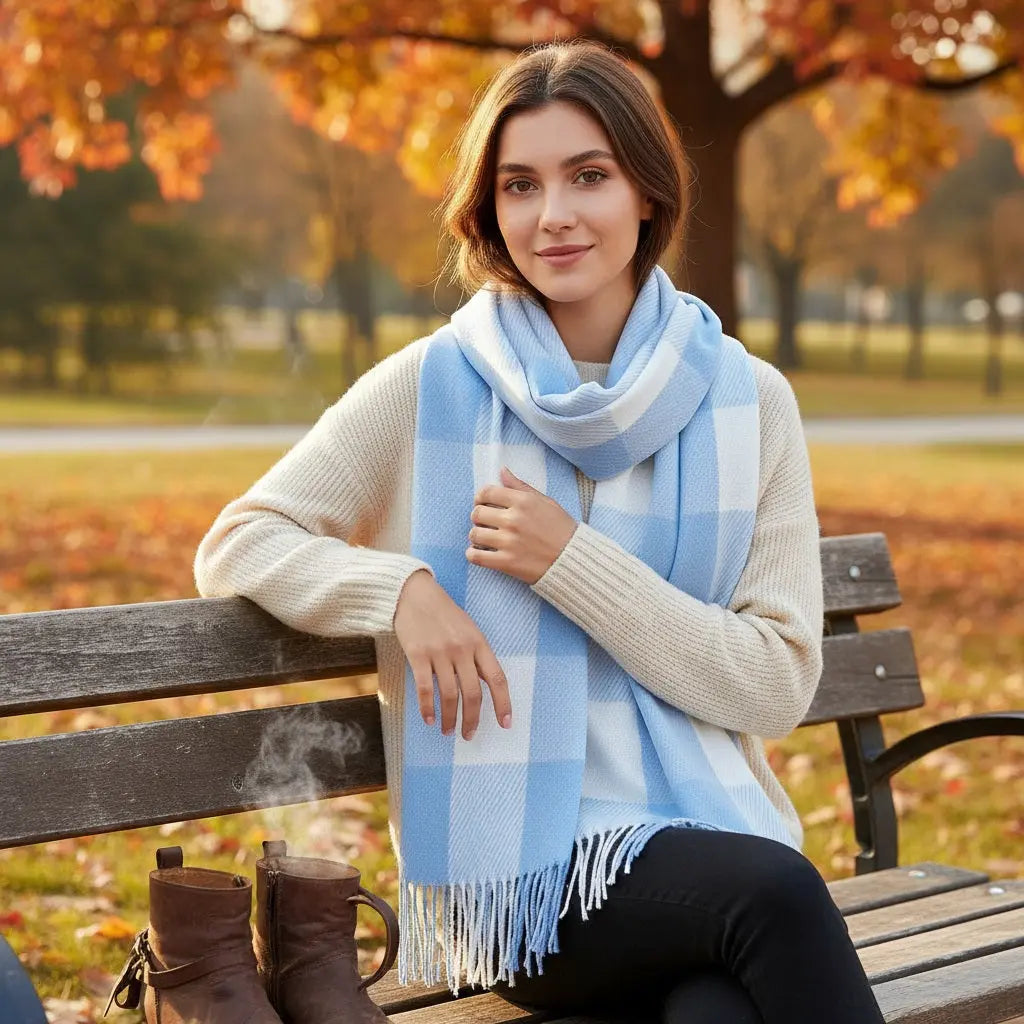 Echarpe en cachemire NADIA - Coeur de Foulard