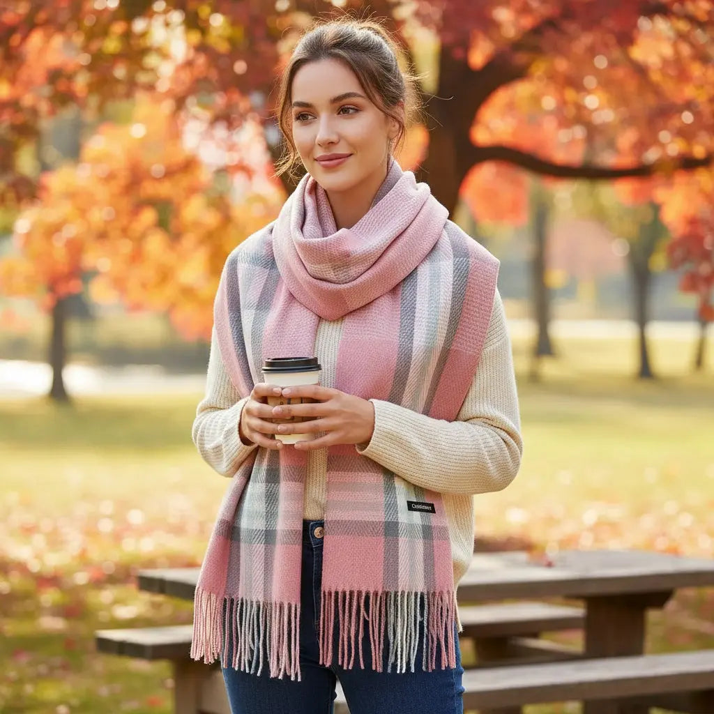 Echarpe en cachemire SARA - Coeur de Foulard