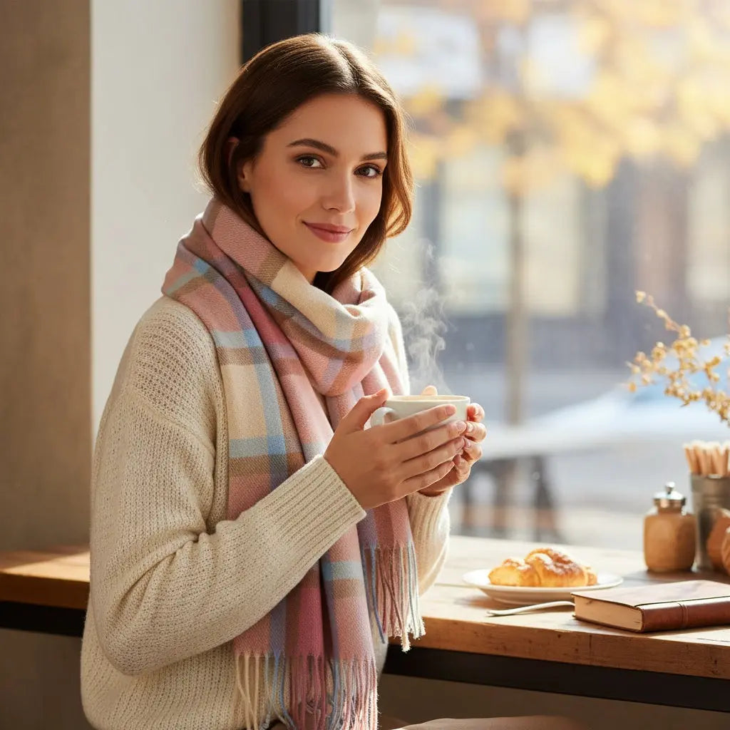 Echarpe en cachemire SAVANNAH - Coeur de Foulard