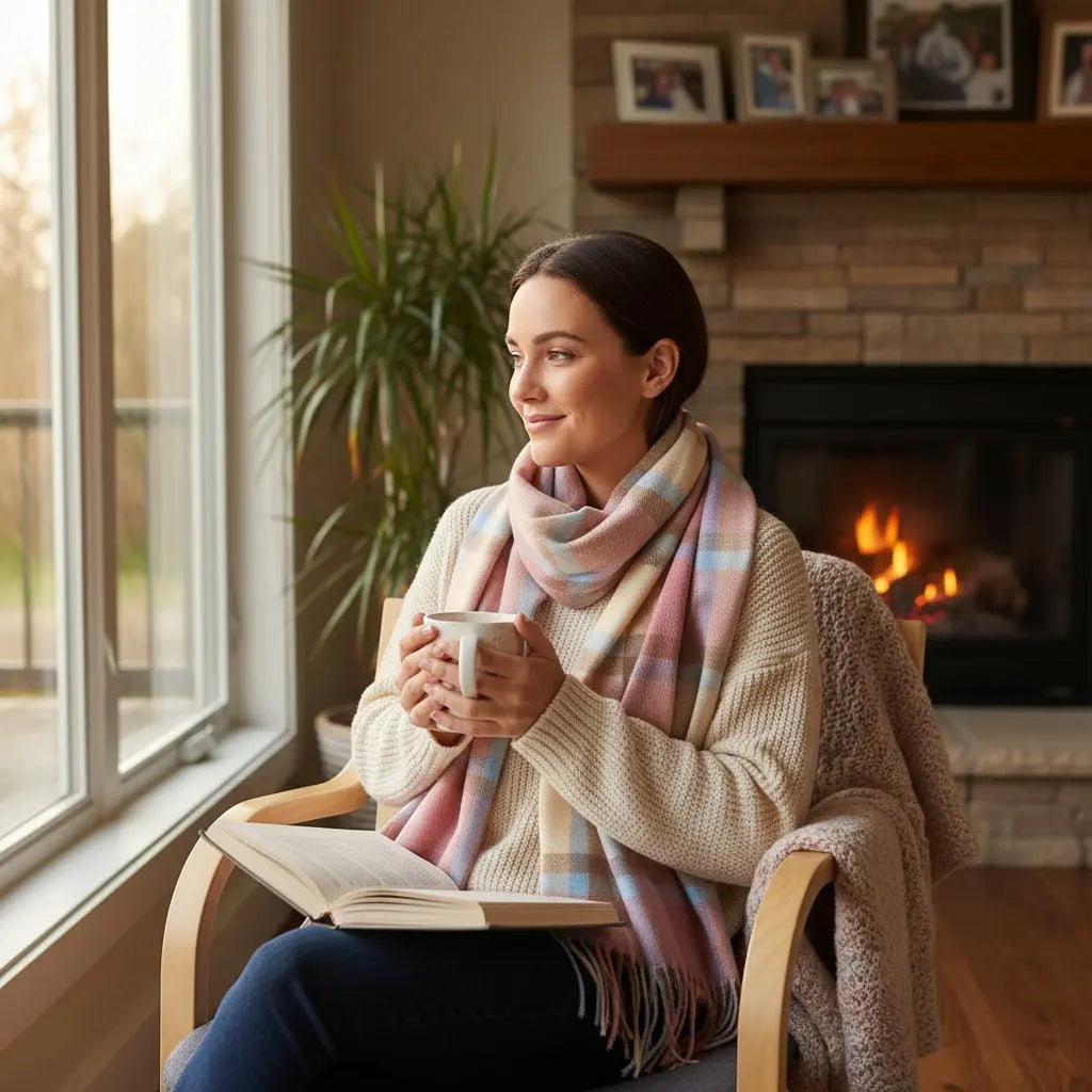 Echarpe en cachemire SAVANNAH - Coeur de Foulard