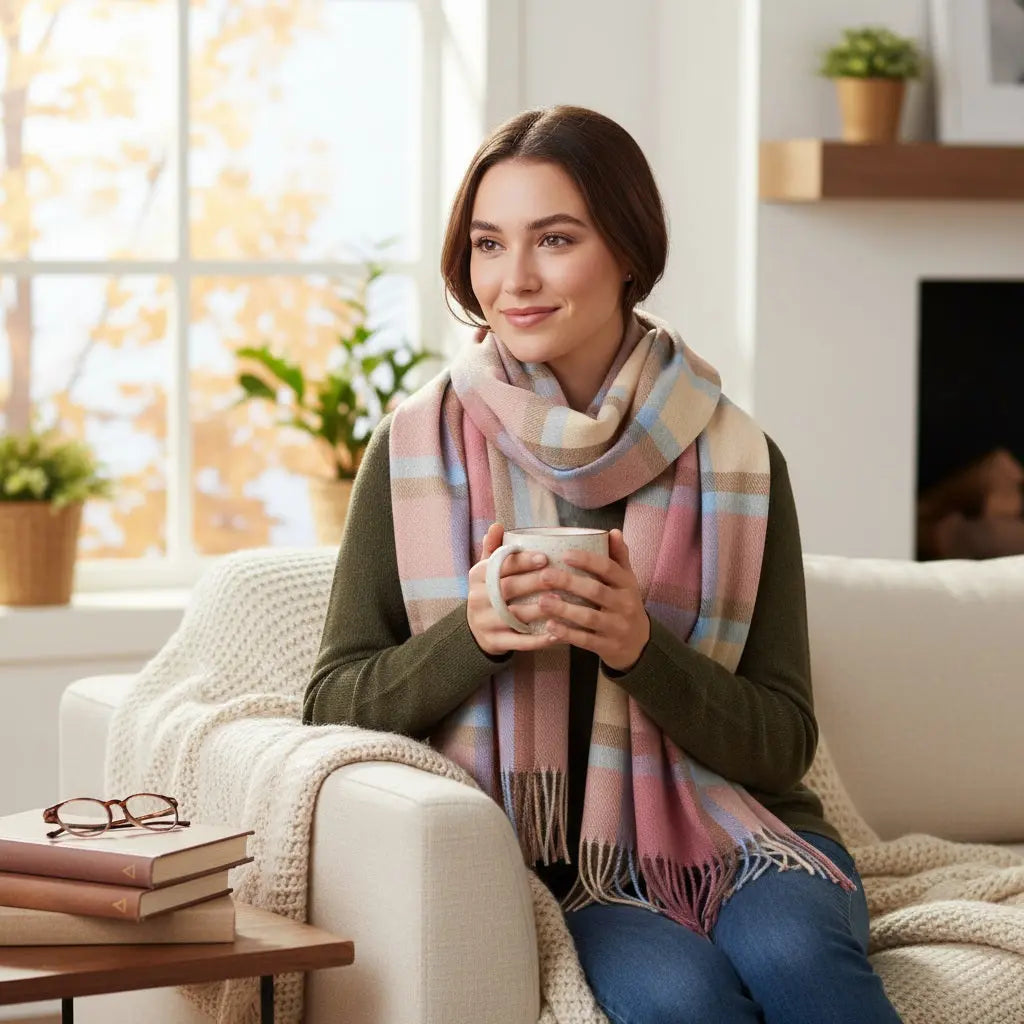 Echarpe en cachemire SAVANNAH - Coeur de Foulard