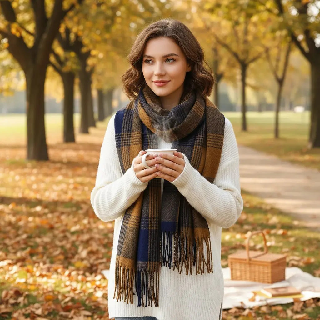 Echarpe en cachemire SIMONE - Coeur de Foulard