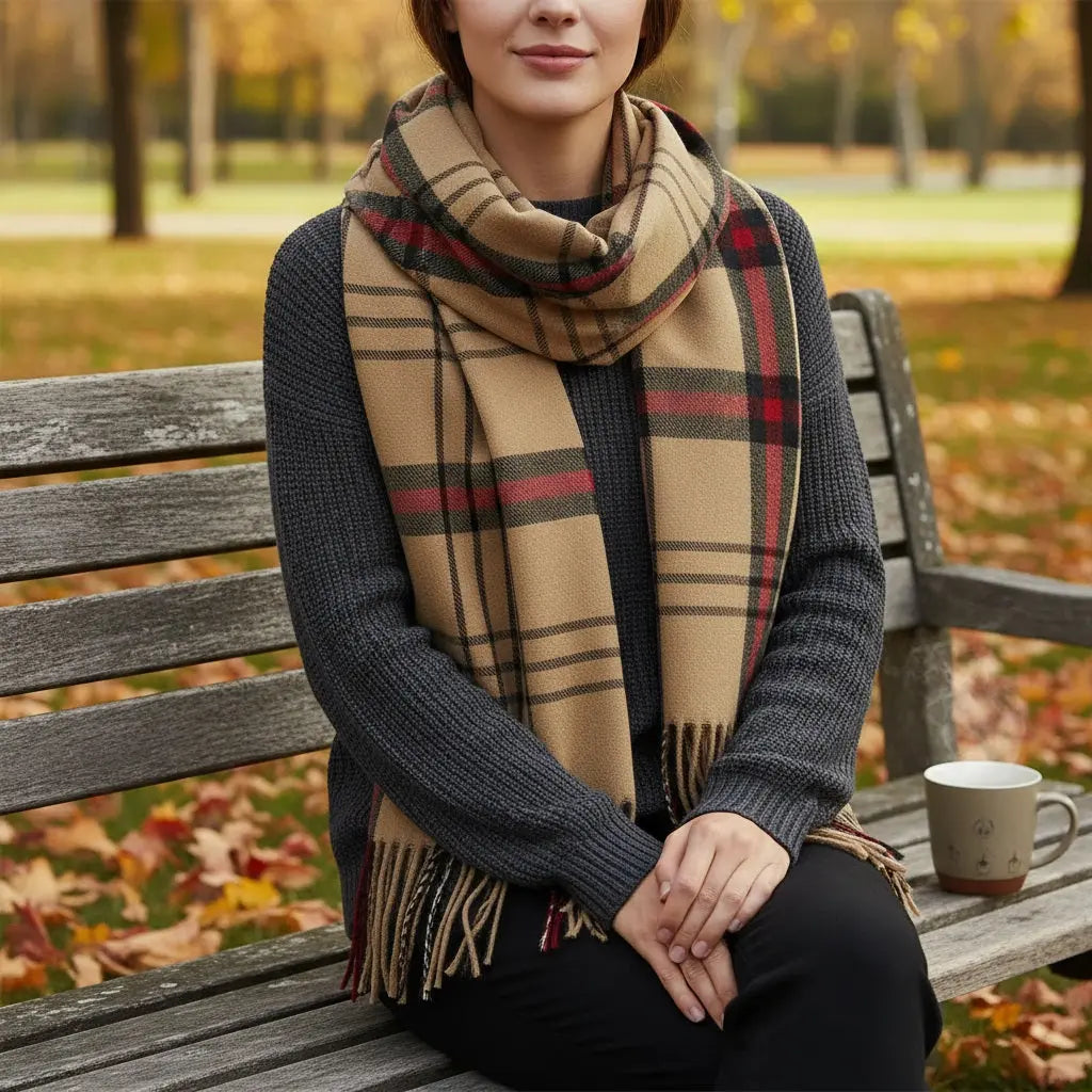 Echarpe en cachemire SOLINE - Coeur de Foulard