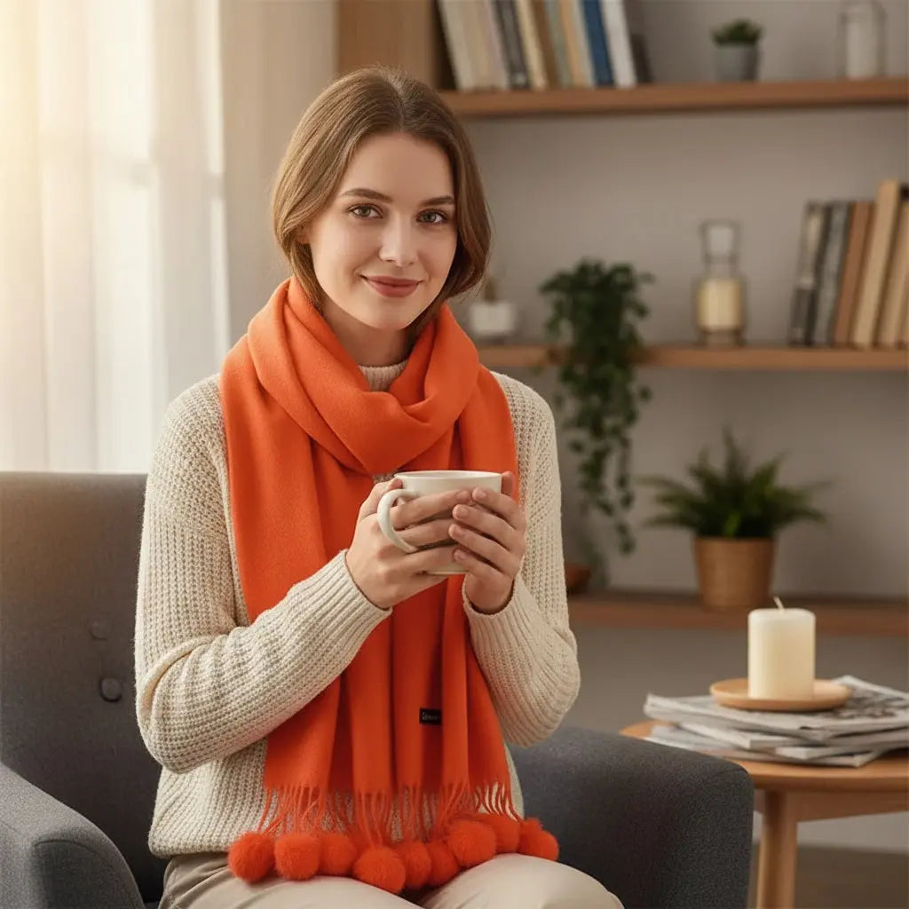 Echarpe en cachemire SOPHIE - Coeur de Foulard