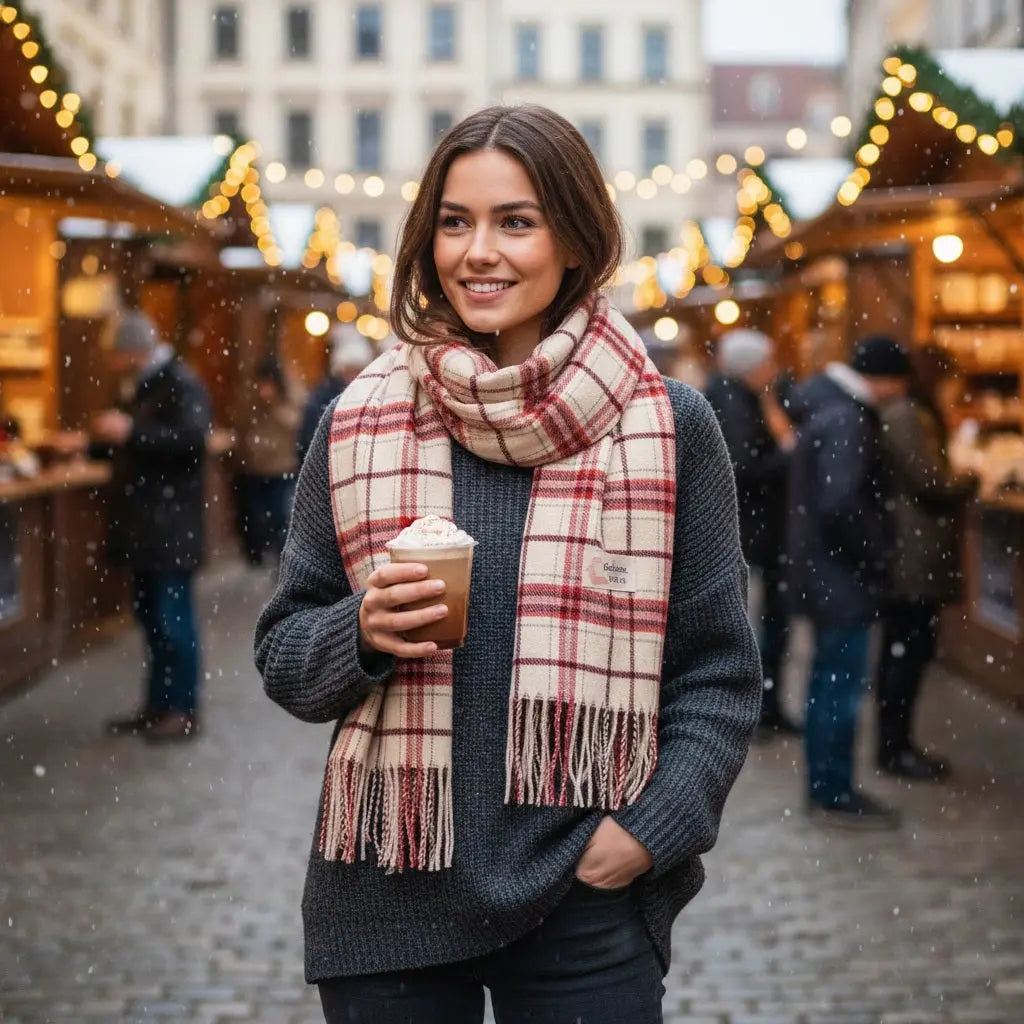 Echarpe en cachemire YOLAINE - Coeur de Foulard