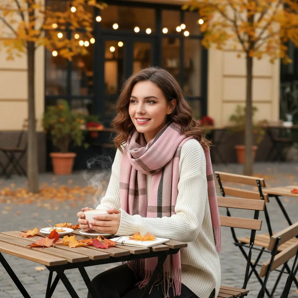 Echarpe en cachemire YSE - Coeur de Foulard