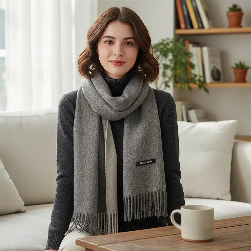 Echarpe en laine femme COURTNEY Coeur de Foulard