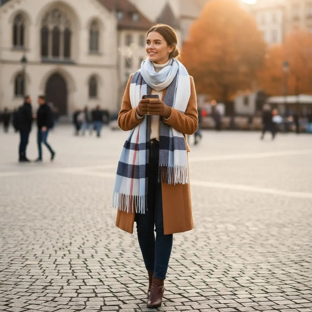 Echarpe en cachemire ZAIA - Coeur de Foulard