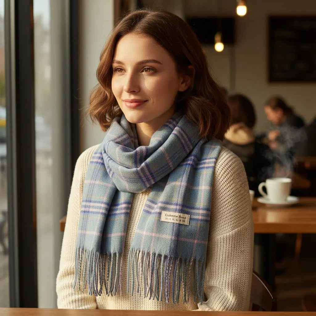 Echarpe en cachemire ZORA - Coeur de Foulard