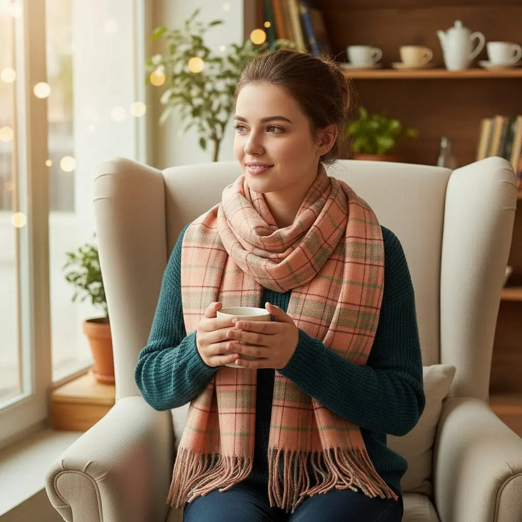 Echarpe en cachemire ZULEIKA - Coeur de Foulard