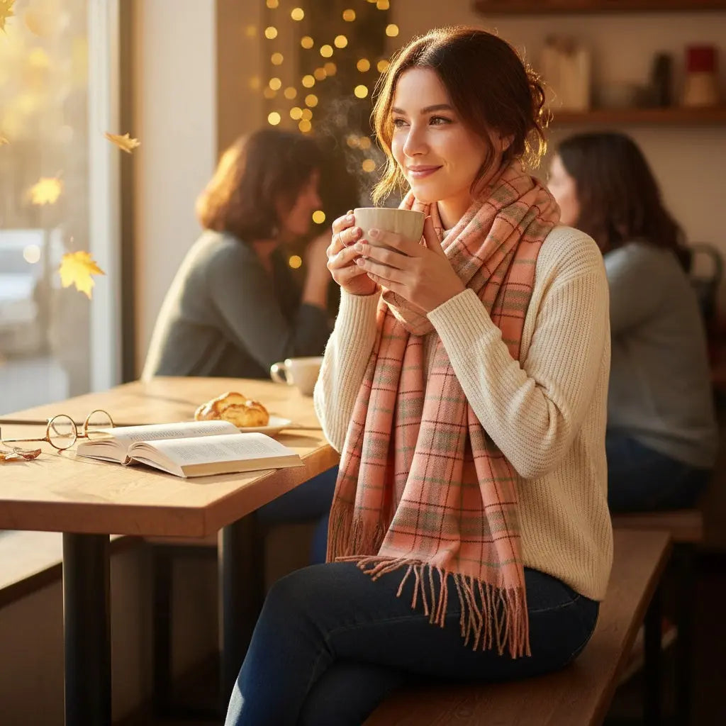 Echarpe en cachemire ZULEIKA - Coeur de Foulard