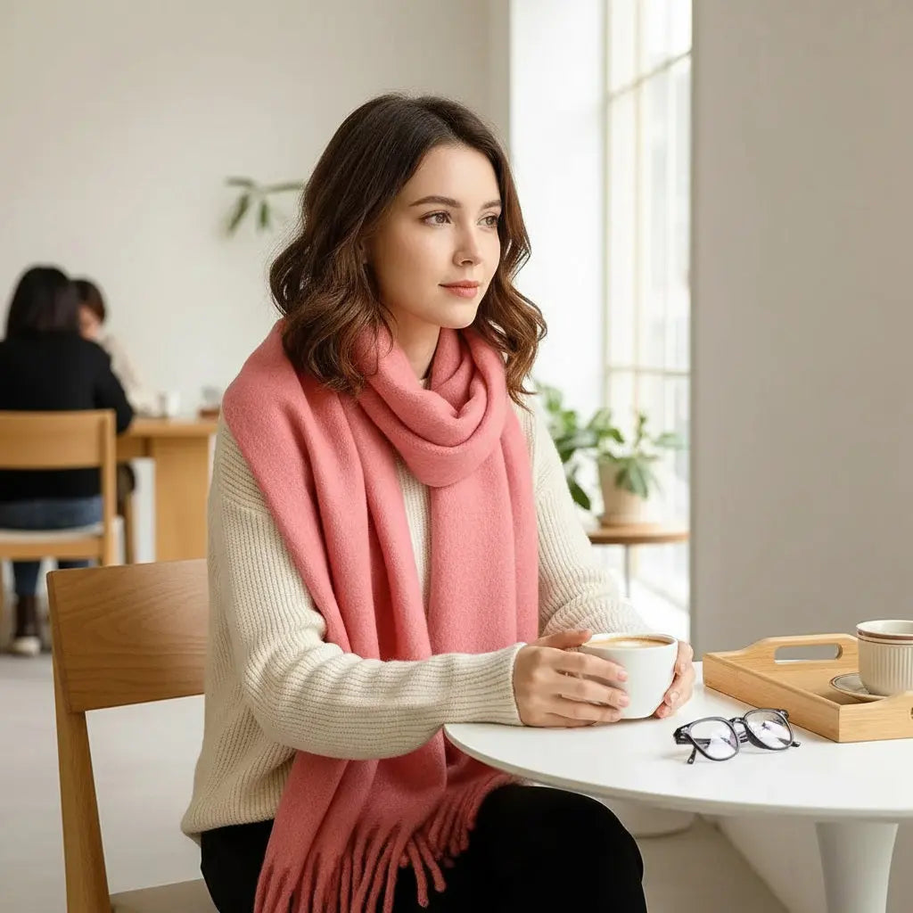 Echarpe femme hiver ELLIE - Coeur de Foulard