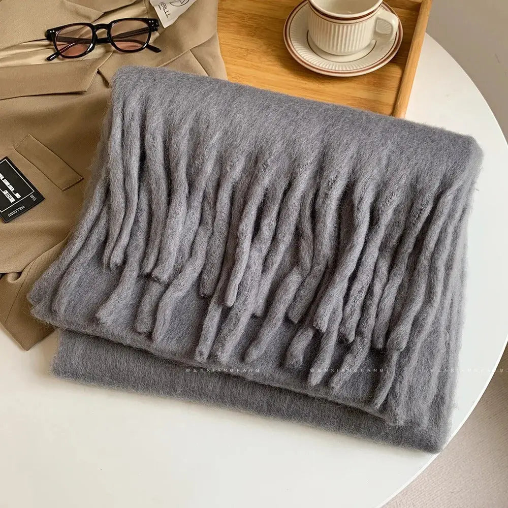 Echarpe femme hiver EVANGELINE - Coeur de Foulard