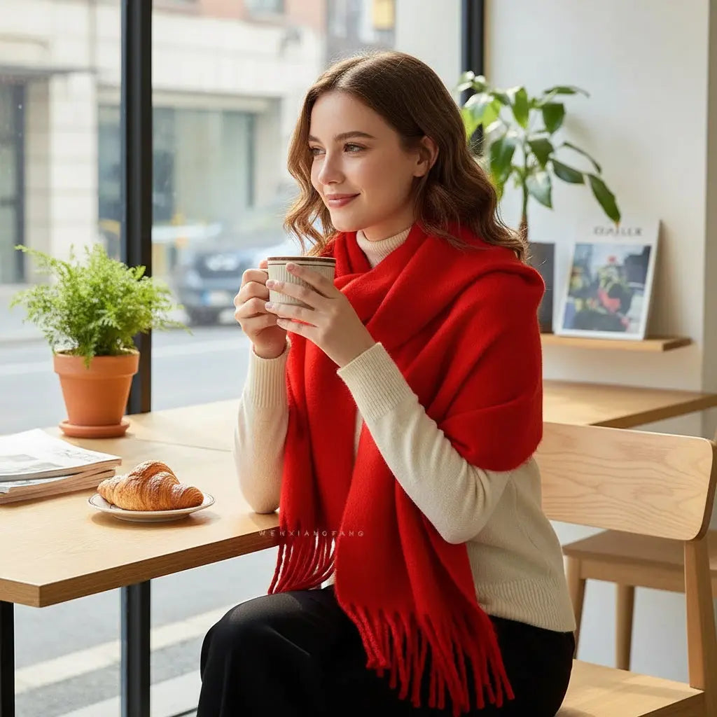 Echarpe femme hiver EVERLEIGH - Coeur de Foulard