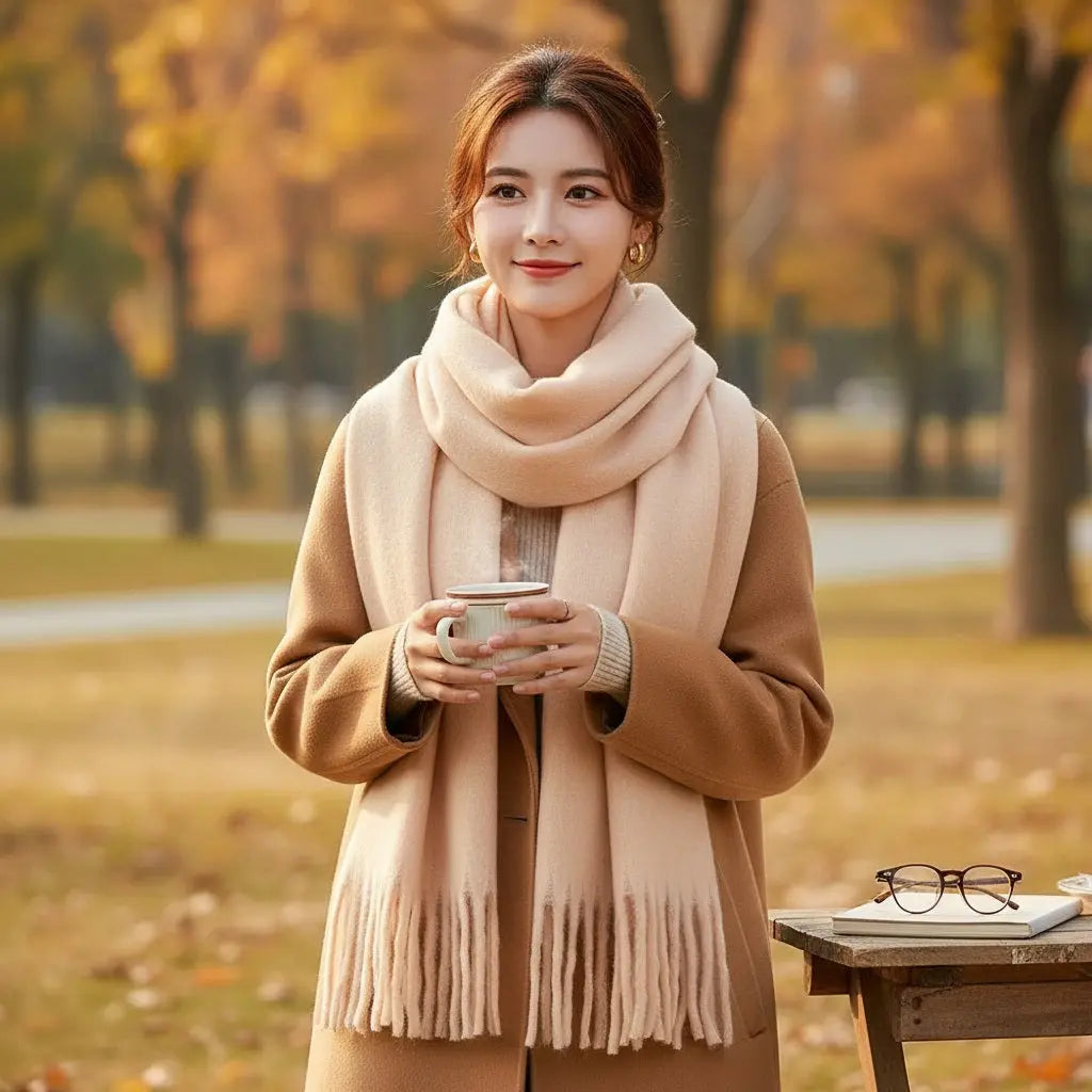 Echarpe femme hiver FERNANDA - Coeur de Foulard