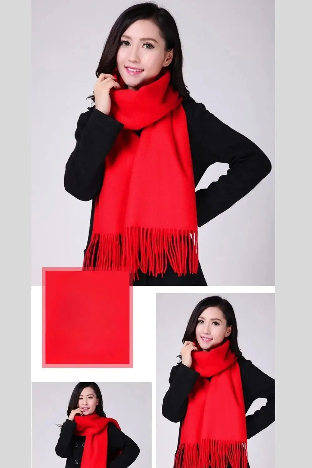 Echarpe femme laine JORUNN Coeur de Foulard