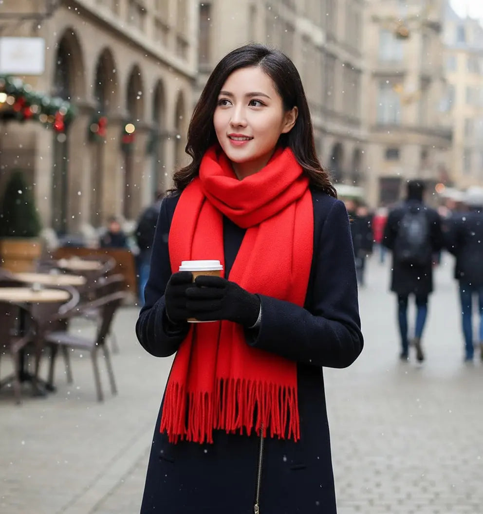 Echarpe femme laine JORUNN Coeur de Foulard