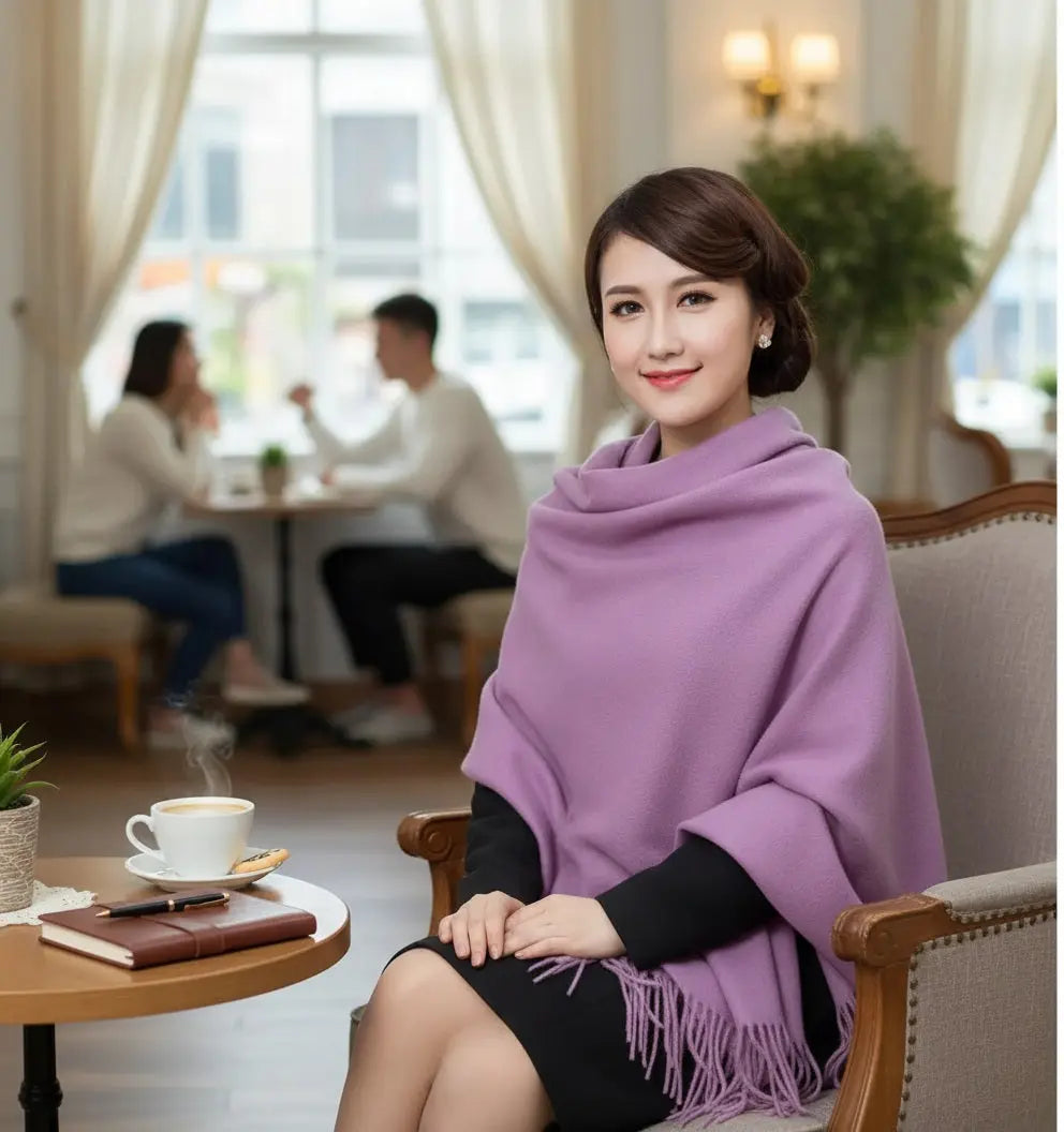 Echarpe femme laine KAIJA Coeur de Foulard