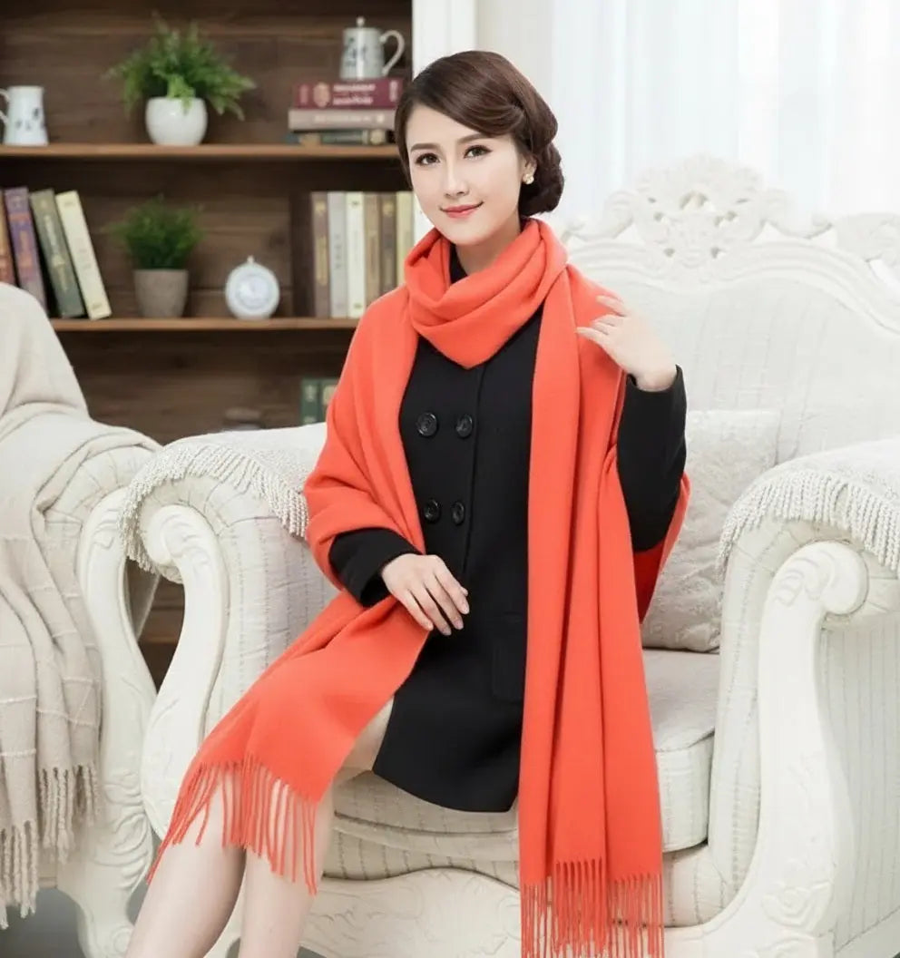 Echarpe femme laine KIRSTEN - Coeur de Foulard